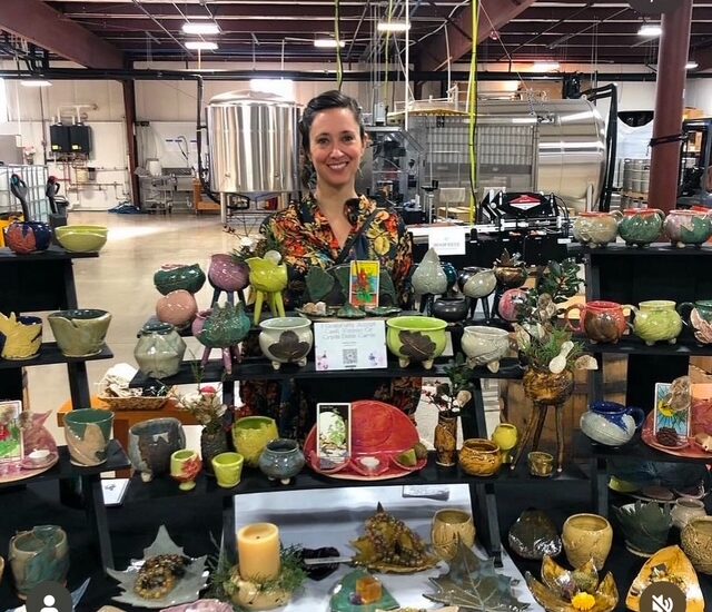 Amanda Marie-Komisarek Stanley Behind Her Plant Spirit Pottery Wares