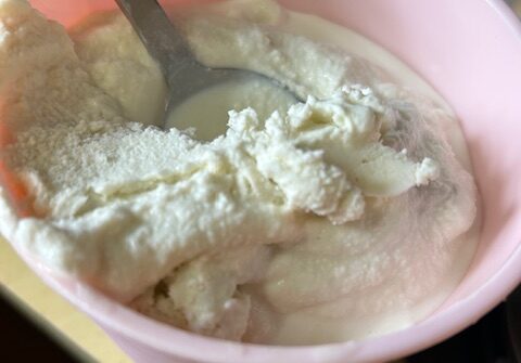 Black Locust Flower Ice Cream
