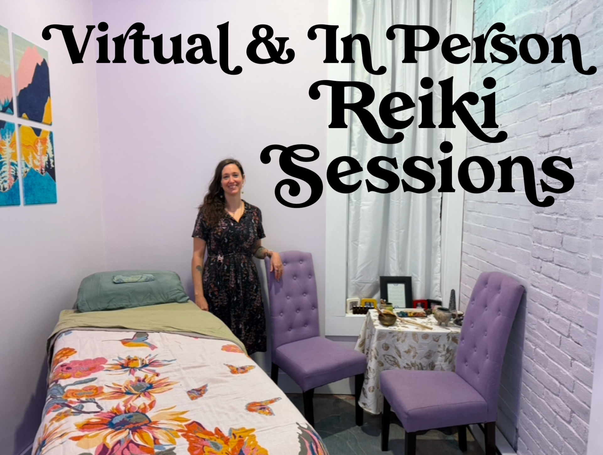 Reiki Table With Crystals